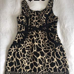 Animal Print mini dress